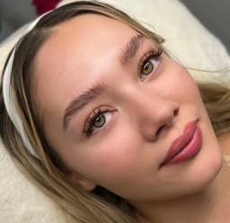 Dark brown angel lashes