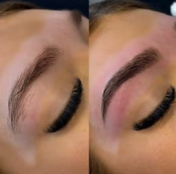 Brow Tint & Wax (Before & After)